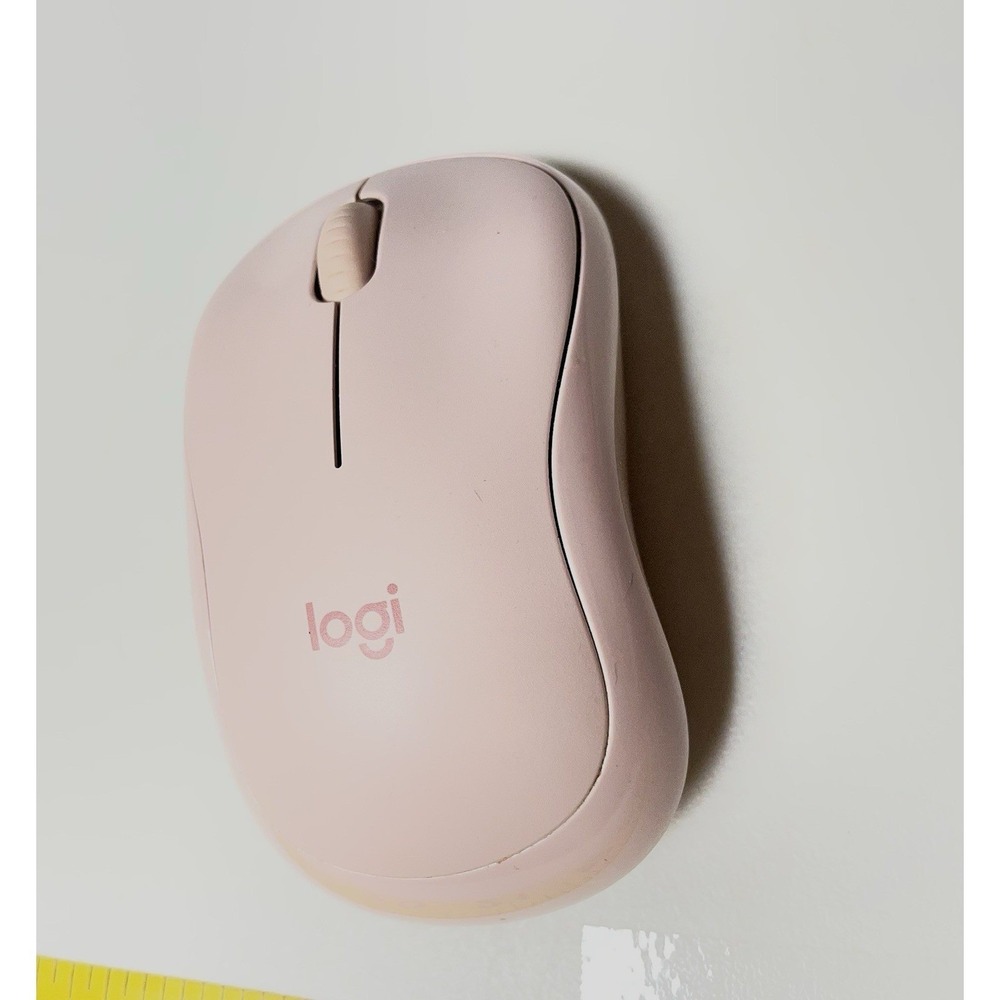 Logitech Wireless‎ Mouse Silent Touch M220 Rose MR0085 Pink works Tested